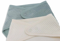 Bavoir Bandana (2pack) Velvet Rib Sea Green/Ivory - JOLLEIN 029-541-67112 8717329384736