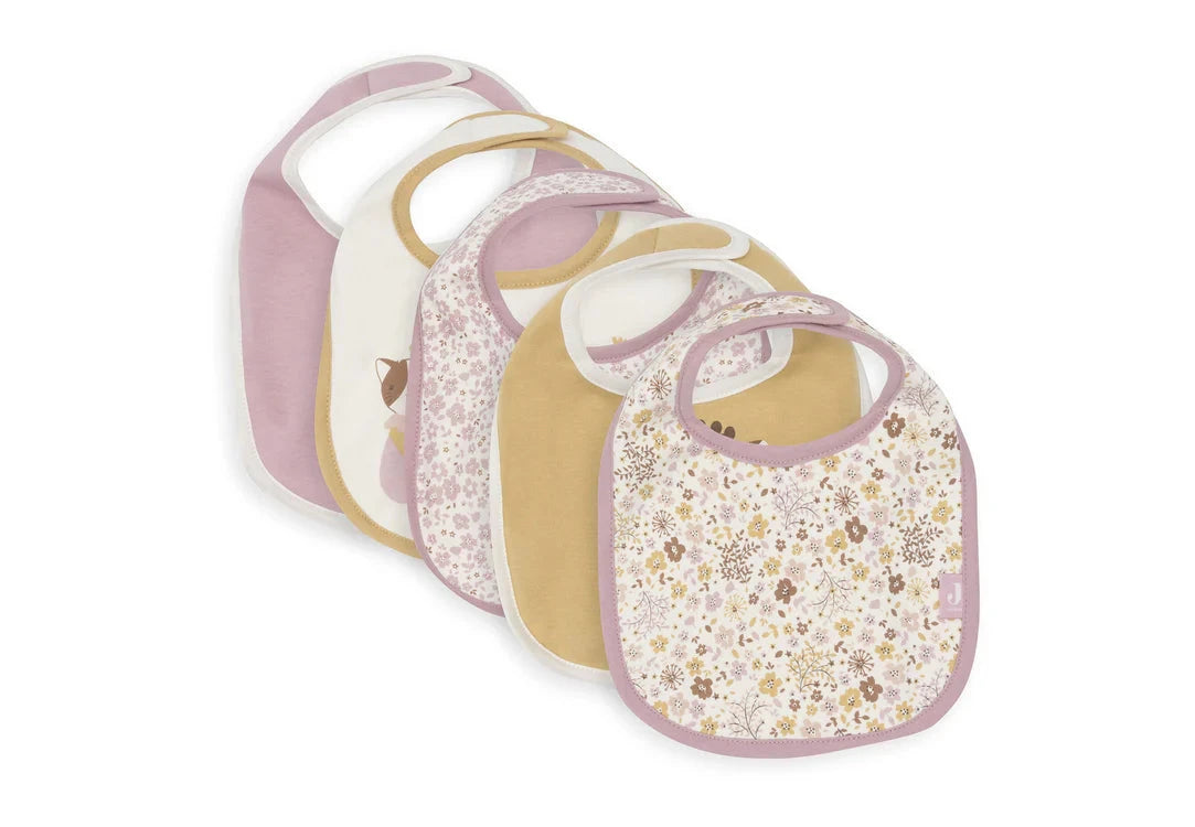 Bavoir Jersey imperméable Flower Fairies (5pack) - JOLLEIN 029-566-68104 8717329395619