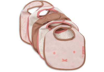 Bavoir Jersey imperméable Miffy Moments Silk Rose (5pack) - JOLLEIN