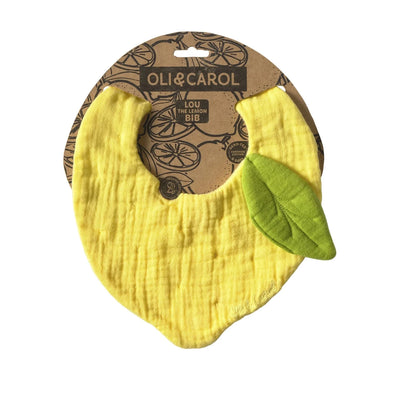 Bavoir lou the lemon - OLI & CAROL T-BIBS-LEMON 8436628281224