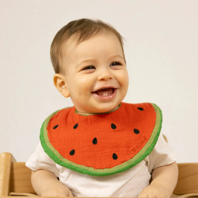 Bavoir Wally The Watermelon - OLI & CAROL T-BIBS-WATERMELON 8436628281187