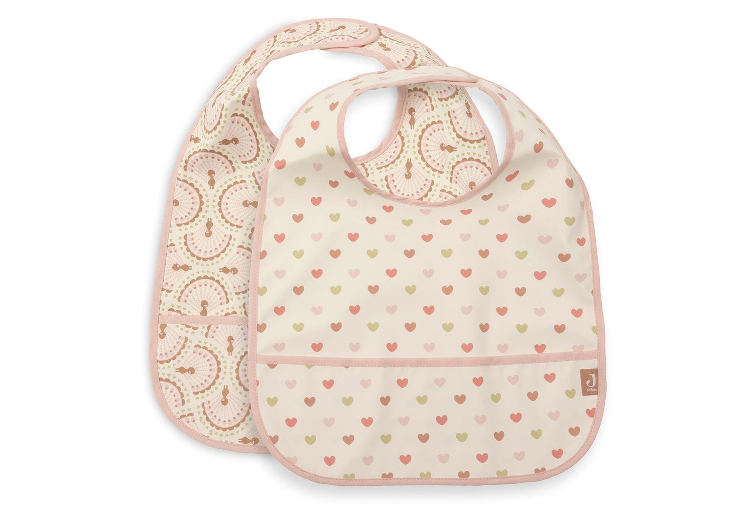Bavoirs imperméables Soft Plumes – 2 pièces – Jollein