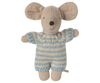 Bébé souris dans son couffin Bleu - MAILEG 17-5003-00 5707304147763