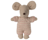 Bébé souris dans son couffin Rose - MAILEG 17-5004-00 5707304147770