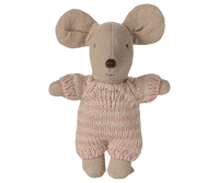 Bébé souris dans son couffin Rose - MAILEG 17-5004-00 5707304147770