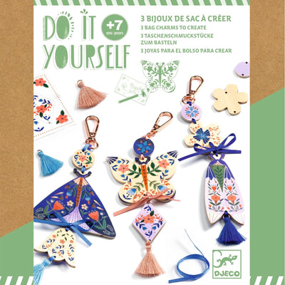 bijoux en bois a confectionner butterflies - DJECO DJ07981 3070900079816