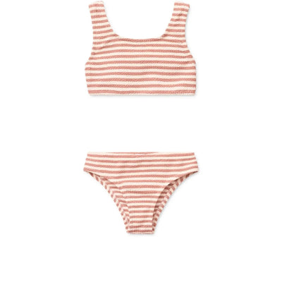 Bikini à rayures Bello coral blush / crème de la crème- LIEWOOD LW20646 2659 5715493523541