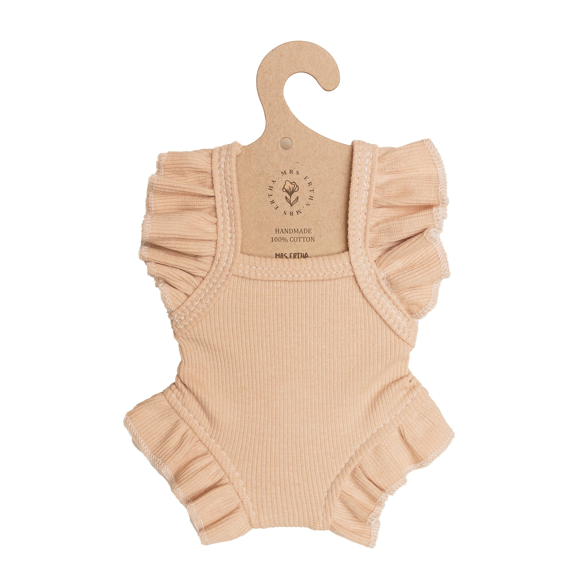 Body à volants Blush pour poupée Loretas 34-36 cm de Mrs. Ertha