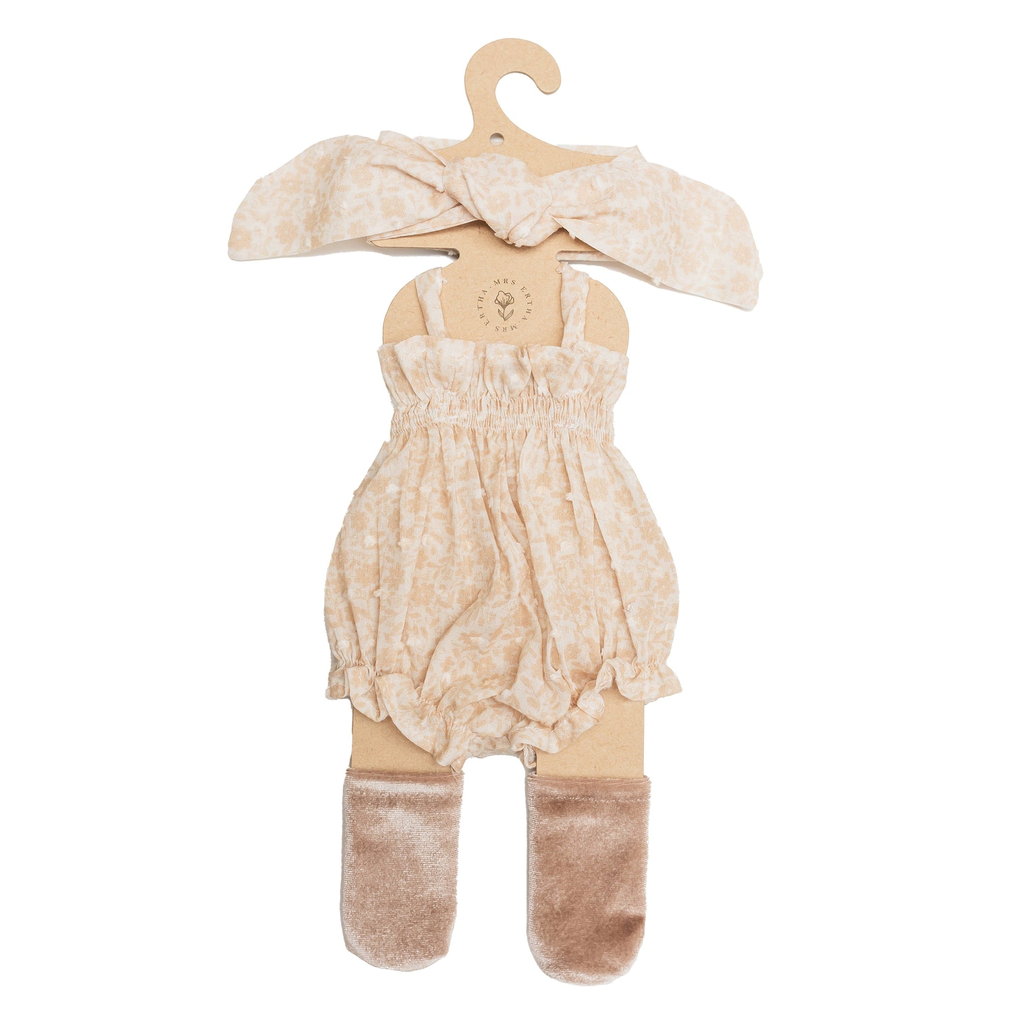 Body ballon en coton Bouquet Silhouette pour poupée Loretas 34-36 cm de Mrs. Ertha