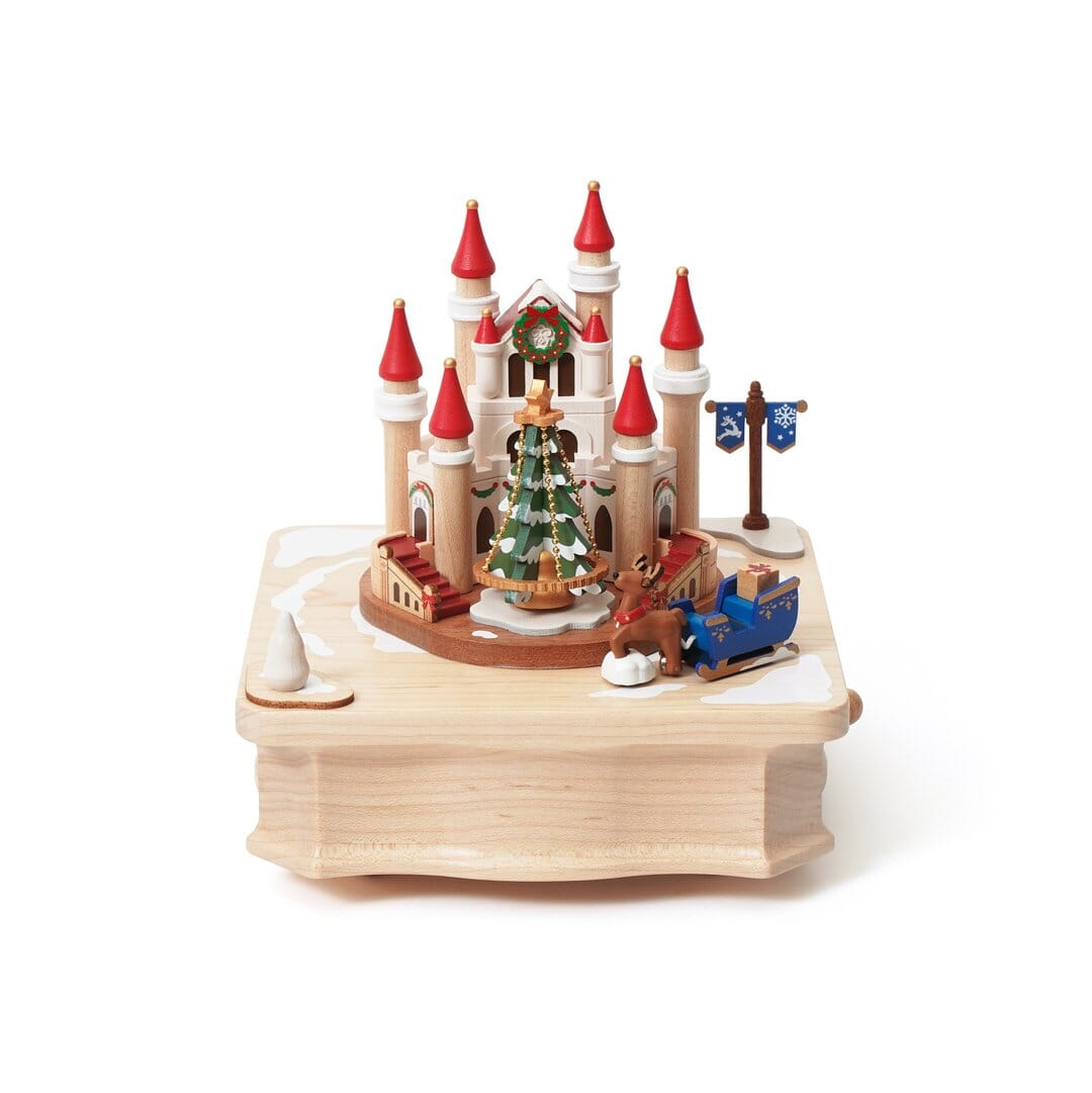 Boîte à musique Château de Noël n°71 – Wooderful Life