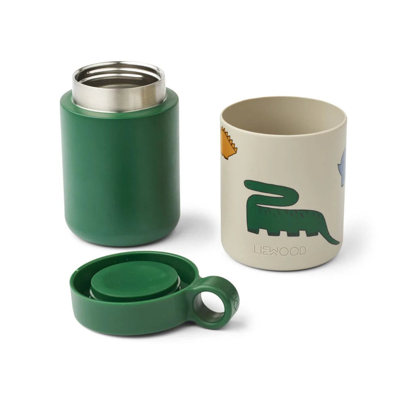 Boîte alimentaire Kian Dinosaure/ mist - LIEWOOD LW19619 2168 5715493372835