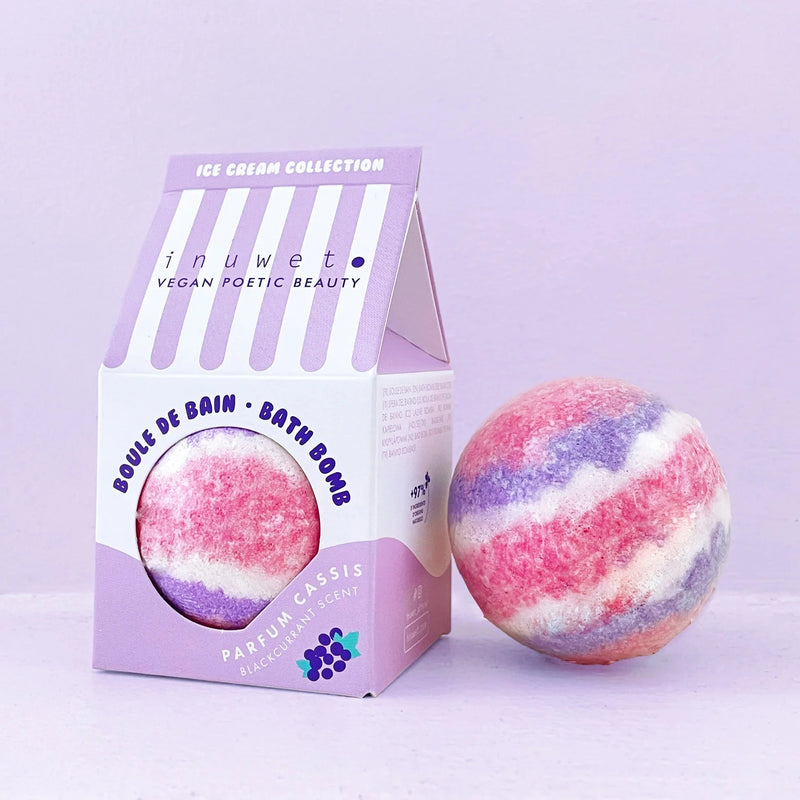 BOMBE DE BAIN ICECREAM CASSIS - inuwet 