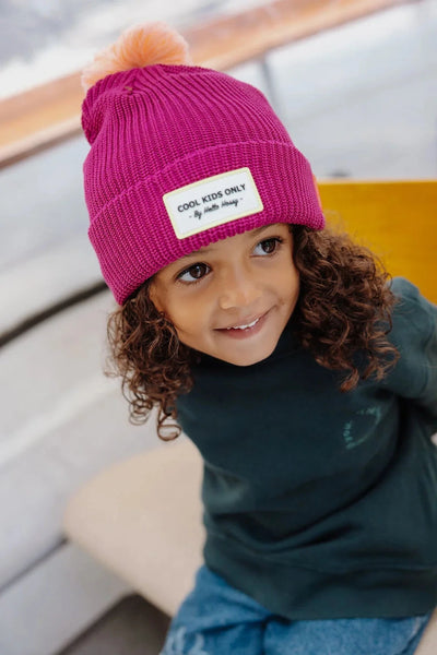 Bonnet Color Block purple - Hello Hossy