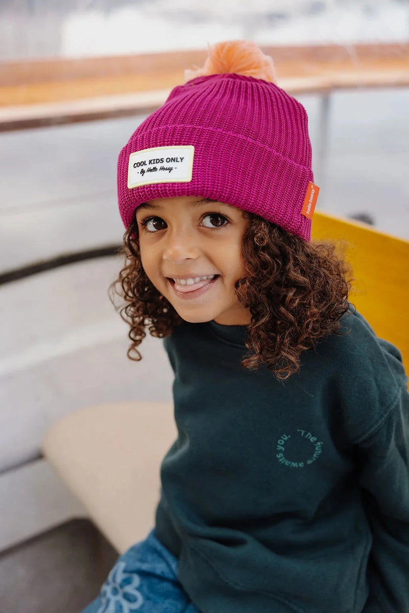 Bonnet Color Block purple - Hello Hossy 