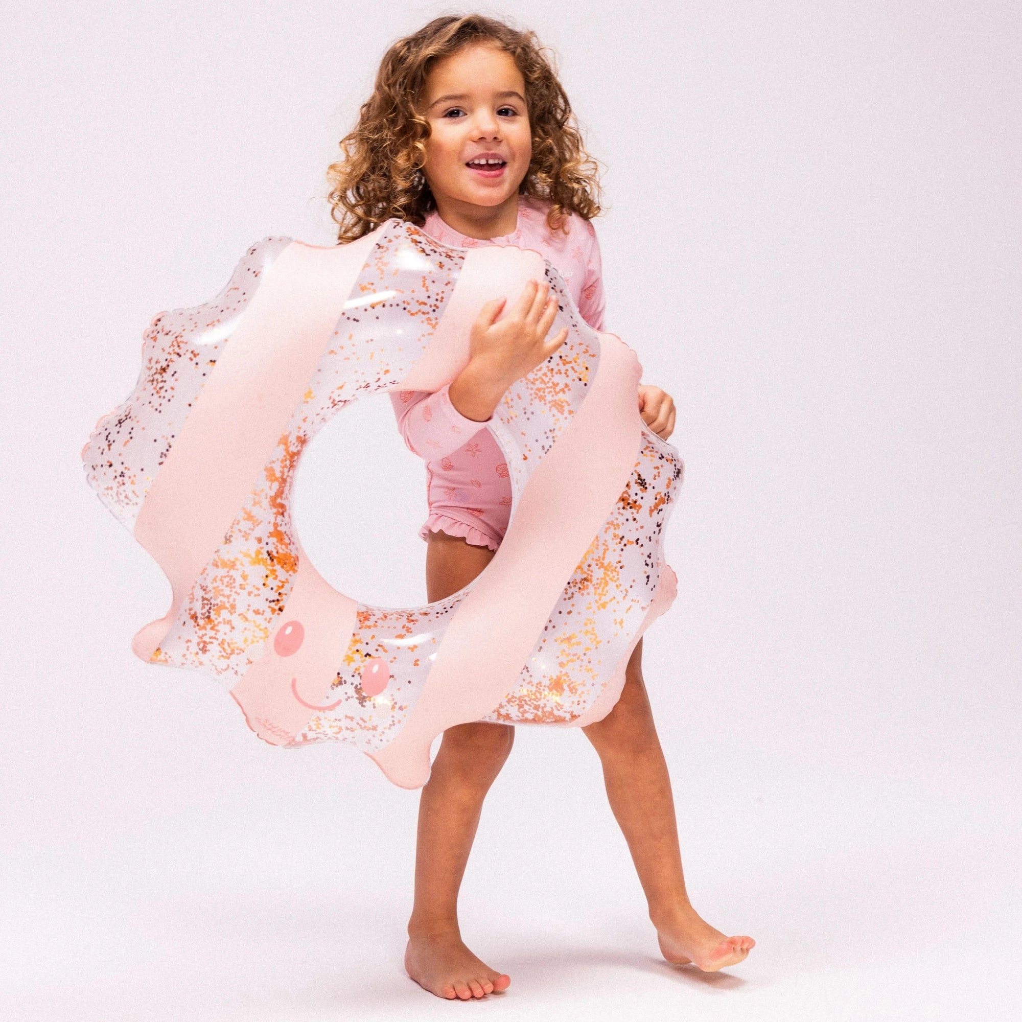 Bouée coquillage rose Sally Shell Ø 65 cm - SWIM ESSENTIALS