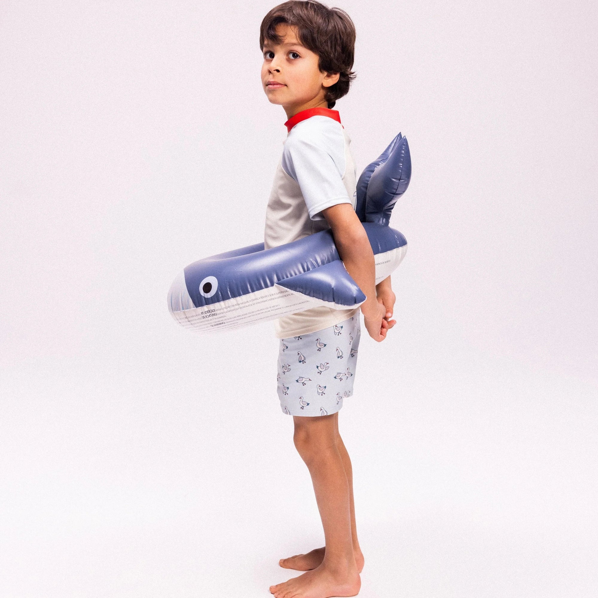Bouée de Natation Bleu Walter Baleine Ø 55 cm - SWIM ESSENTIALS