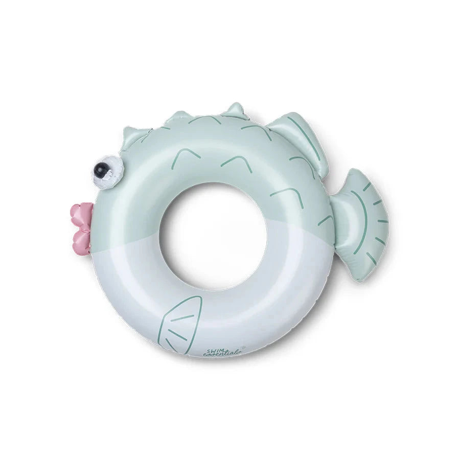 Bouée de Natation Vert Puck Poisson-globe Ø 95 cm - SWIM ESSENTIALS 