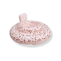 bouée gonflable bébé old pink leopard - SWIM ESSENTIALS