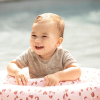 bouée gonflable bébé old pink leopard - SWIM ESSENTIALS
