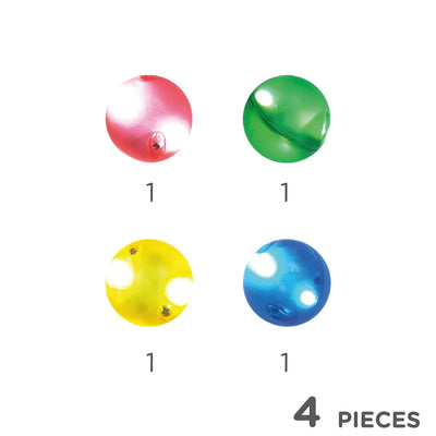 boules lumineuses pour circuit 4-pack - cleverclixx CC-1013 6096121562514