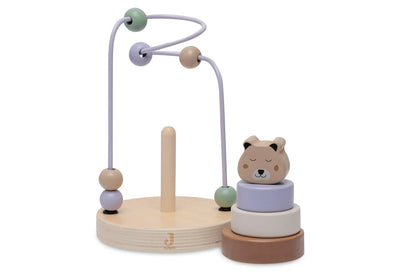 Boulier Spirale/Empilable en Bois Cheetah Jungle Jambo - JOLLEIN 121-001-68057 8717329388628