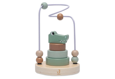 Boulier Spirale/Empilable en Bois Croco Jungle Jambo - JOLLEIN 121-001-68056 8717329388611