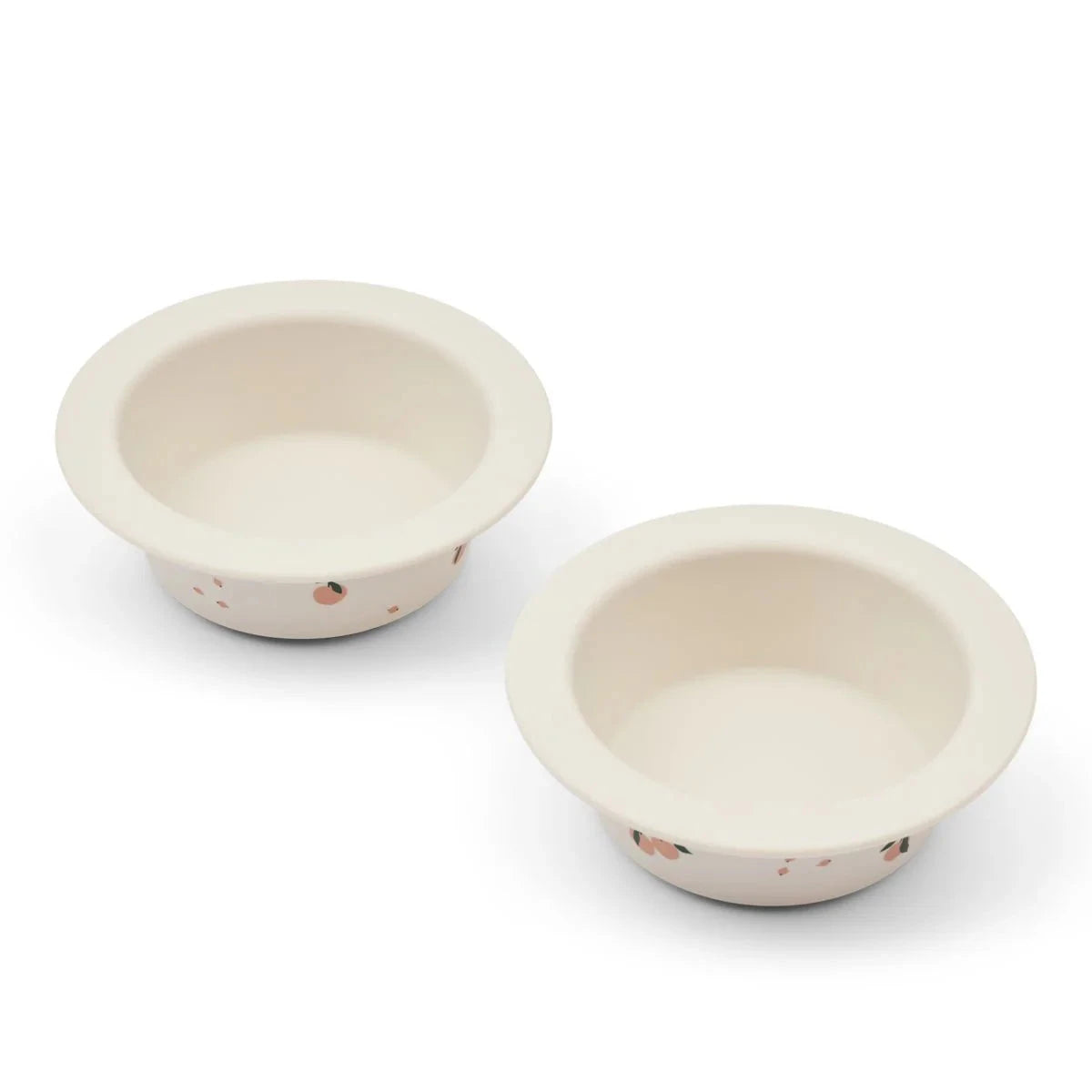Bowl en Silicone 2 pack avec ventouse Peony Peach / Sea shell - LIEWOOD LW19942 5715493437299