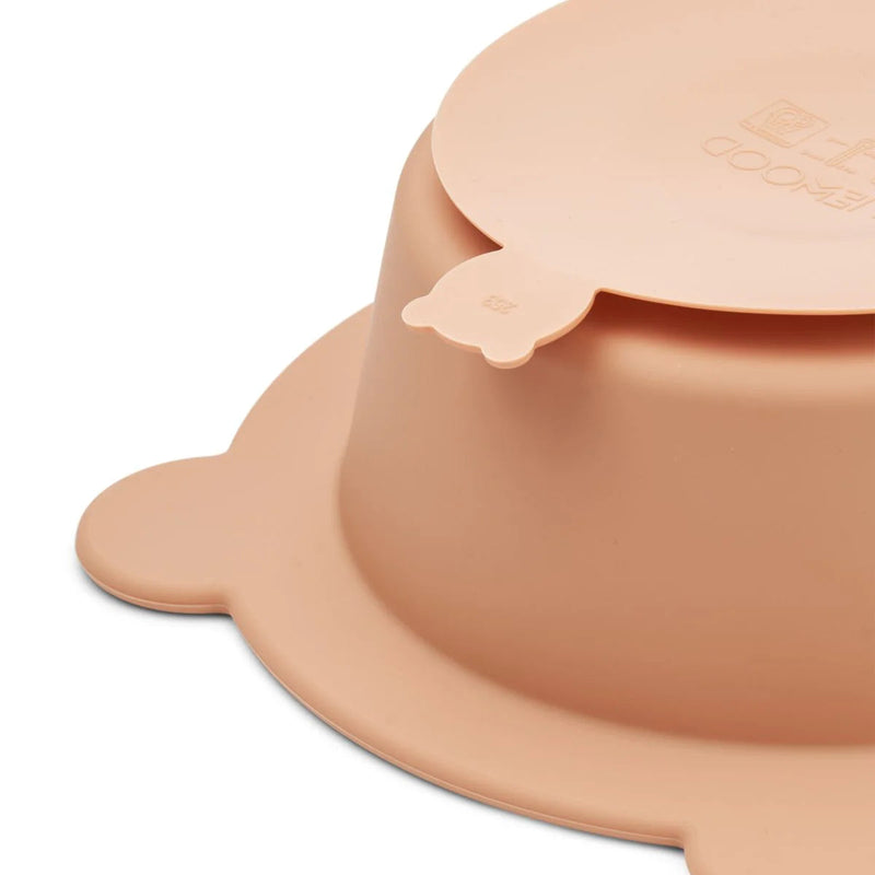 Bowl en Silicone 2 pack avec ventouse Peony Tuscany rose / Apple blossom - LIEWOOD LW15103 1037 5715493376772