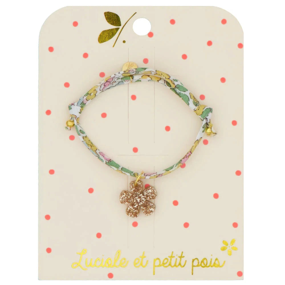 Bracelet betsy Ann perle fleur scintillant- Luciole et petit pois B_113 3760404970787