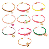 Bracelets macramé roses - DJECO
