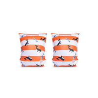 Brassards Rouge/Blanc Ocean Stripes - SWIM ESSENTIALS
