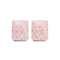 Brassards vieux rose Leopard - SWIM ESSENTIALS