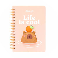 Cahier A5 3D squishy Capybara Life is cool - MR. WONDERFUL 2503031177W0UN 8445641070937