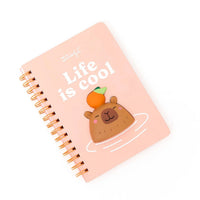 Cahier A5 3D squishy Capybara Life is cool - MR. WONDERFUL 2503031177W0UN 8445641070937