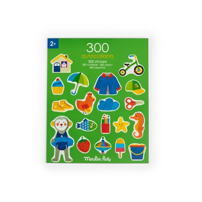 Cahier de 300 stickers LES POPIPOP - MOULIN ROTY