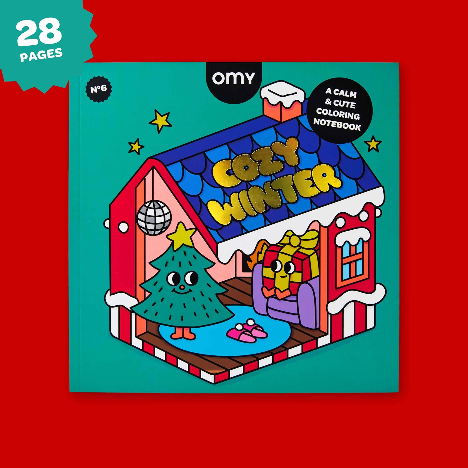Cahier de coloriage Cozy Art Christmas – Omy