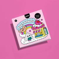 Cahier de coloriage Cozy Art Kawaii d’Omy