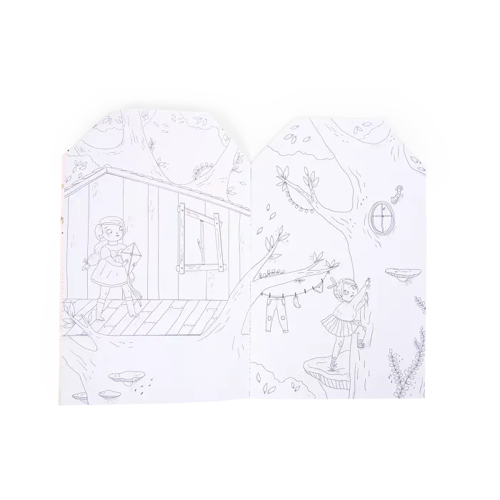 Cahier stickers Les Parisiennes - 20 pages - Moulin Roty 642576 3575676425763