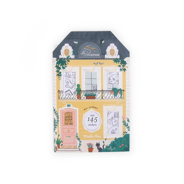 Cahier stickers Les Parisiennes - 20 pages - Moulin Roty 642576 3575676425763