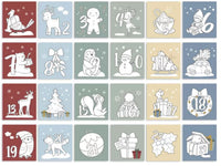 Calendrier de l'avent à colorier- LITTLE DUTCH 126305 8714274126305