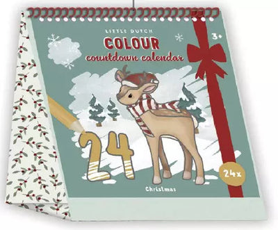 Calendrier de l'avent à colorier- LITTLE DUTCH 126305 8714274126305