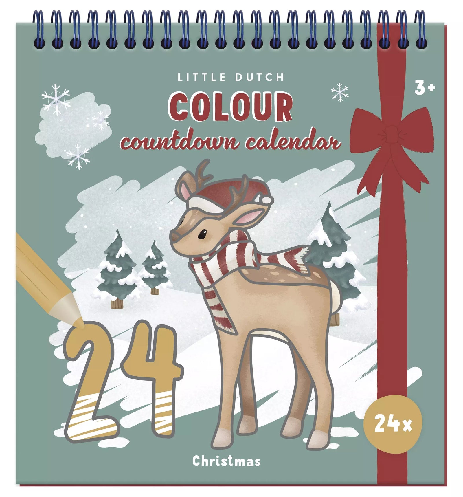Calendrier de l'avent à colorier- LITTLE DUTCH 126305 8714274126305