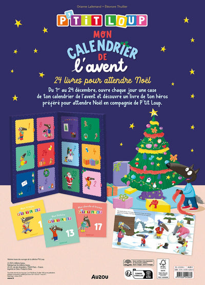 Calendrier de l'avent petit loup - AUZOU 9791039533409 9791039533409