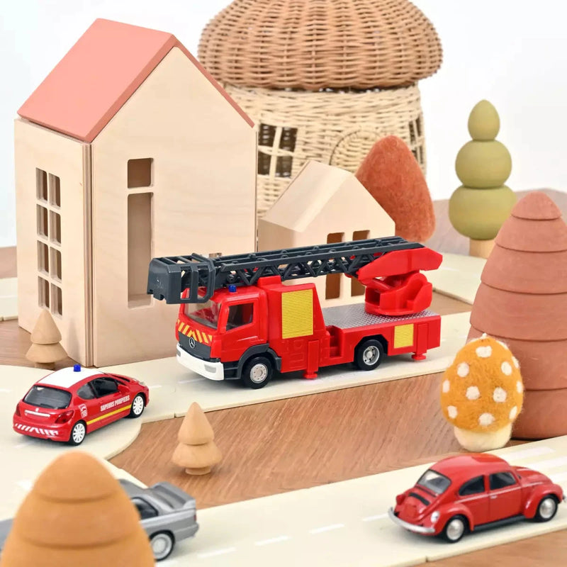 Camion de pompiers Mercedes-Benz Atego Plastigam 1/43 - norev 431030 3551094310300