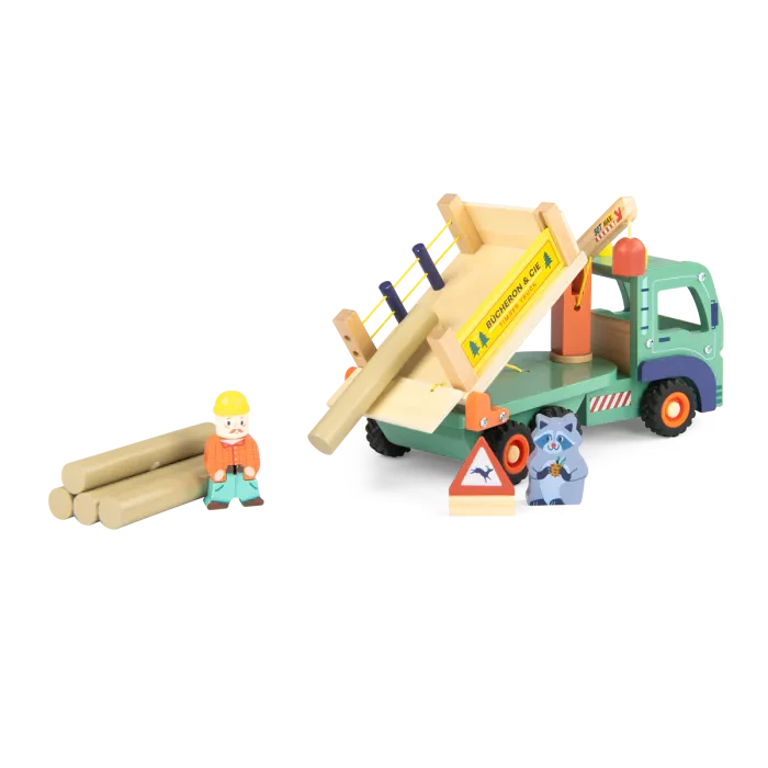 Camion en bois forestier - MOULIN ROTY 725735 3575677257356