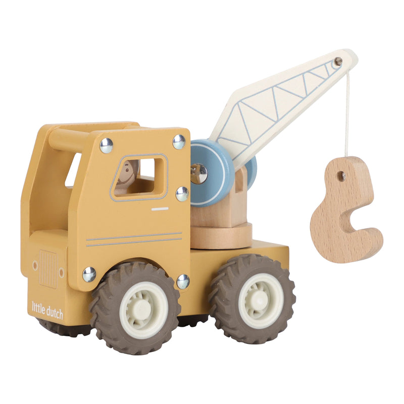 Camion grue en bois - LITTLE DUTCH LD2530 8713291225305