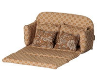 Canapé-lit miniature Souris Large ocre – Maileg – vue 3