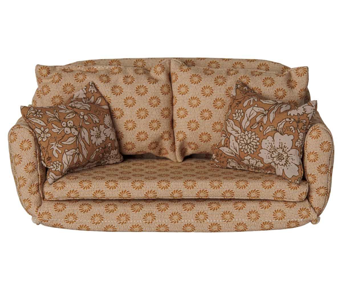 Canapé-lit miniature Souris Large ocre – Maileg