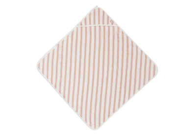 Cape de bain 75X75 Stripe Wild Rose - Jollein 534-514-67099 8717329381827