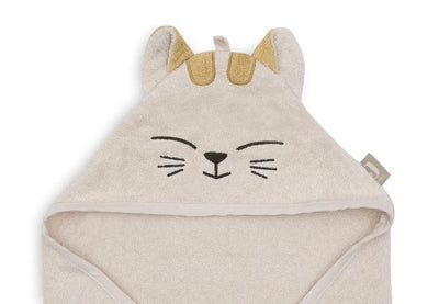 Cape de bain Éponge 75x75cm chat charlie - JOLLEIN 534-514-68134 8717329400900